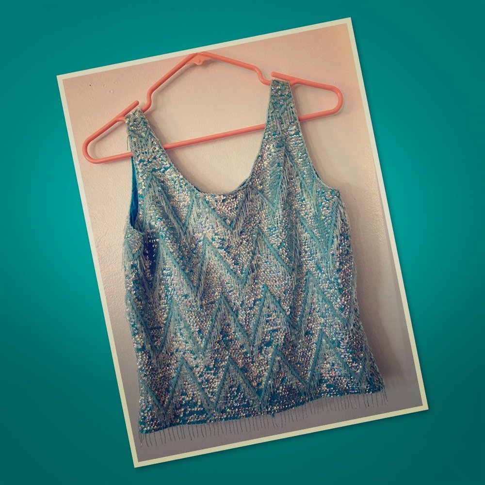 Vintage Sequin tank
